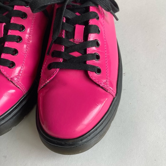 Dr. Martens Spin Pink Patent Leather Low Top Sneakers size 11 - Picture 9 of 16
